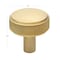 Gliderite Hardware 1-1/2 in. Knurled Knob Satin Gold 5825-SG-1 - alternate 2